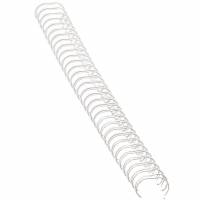 Spiralrygge Fellowes 3:1 wire 10mm hvid A4 100stk/pak