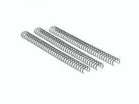 Spiralrygge Fellowes 3:1 wire 10mm sølv A4 61-80ark 100stk/pk