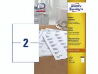 Kopietiket 148x210mm 2/ark 100ark/pak 18038 Hvid 1x1x1mm (200EA)