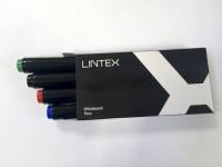 Whiteboardmarker Lintex 4stk/sæt rød/blå/grøn/sort