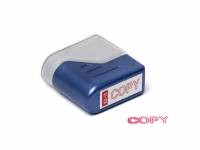 Stempel Deskmate Copy r&oslash;d tekst R&oslash;d 1x1x1mm (1)