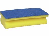 Skuresvamp m/bl&aring; skureside 15x7x4,5cm Bl&aring; 1x1x1mm (10EA)