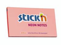 Notes Stick'N NEON rosa 76x127mm 100blade PINK 1x1x1mm (1)523511
