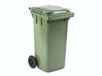 Affaldscontainer 120L grøn UV-resistent