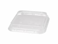 Låg t/salatboks bagasse rPET 156x156x44mm 240stk/kar Transparent 1x1x1mm (240EA)