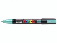 Paint marker Uni Posca PC-5M metallic green 1,8-2,5mm