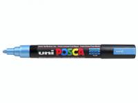 Paint marker Uni Posca PC-5M metallic blue 1,8-2,5mm