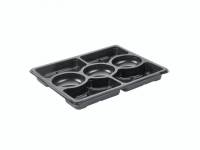 Plastplatte Selection Zen 7 rum sort 320x250x33mm 120stk/pak Sort 1x1x1mm (120EA)