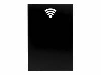 Vægtavle Securit Silhouet Wi-Fi sort