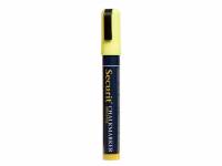 Chalkmarker Securit Original gul 2-6mm skrå spids