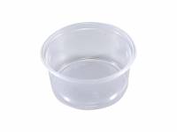 Plastbægre 10-250 rund klar PP 250ml Ø101x50mm 100stk/pak