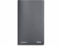 Index Planner Mini PP m&oslash;rk gr&aring; 7,6x13,2cm 2023 0710 00 Gr&aring; 1x1x1mm (1)