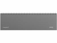 Bordkalender dag-uge PP gr&aring; 30,5x9cm u/stativ 2023 1300 00