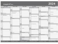 Kontorkalender Basic A3 42x29,7cm 2024 2685 00