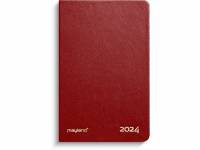 Lommekalender kunstskind rød 7x10,9cm tværf 2024 1620 30