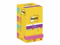 Post-it blok Super Sticky Carnival 76x76mm 12blk