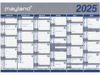 Kæmpekalender 2x6 mdr. papir rør 2025