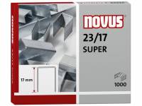 Hæfteklamme Novus re+new 23/17 Super 1000st/pk