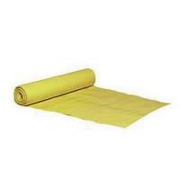 Affaldsække plastik gul 720x1120mm 10stk/rul