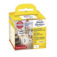 Etiket Avery stærk t/printer 57x32mm 400stk/rul polyester