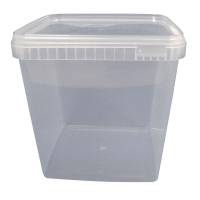 Condibøtte u/låg 5000ml 195x195x191mm klar 45stk/pak