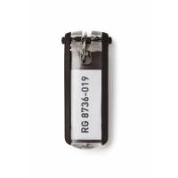 Nøgleskilte til Durable Keybox sort 65x25mm