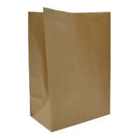 Papirspose 180/110x265mm brun 60g SOS nr 3 500stk/pak