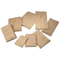 Papirpose m/snor 3kg 50g brun 300x375mm 500stk/pak