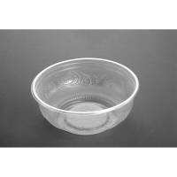 Plastbakke rund salatskål, Ø156mm PP klar 610ml 100stk/pak