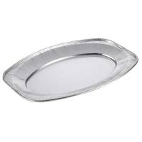 Cateringfad oval mellem 43x29x2,5cm glat 10stk/pak