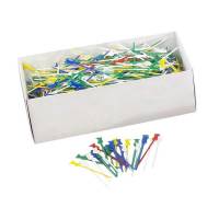 Pindemadspinde kokke plastik ass. farver 1000stk/pak