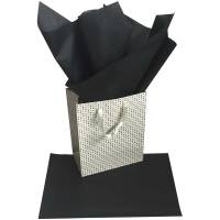 Silkepapir sort 17g 50x75cm 480ark/pak