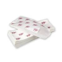 Fransk hotdogpose 7/3x18cm Food Line tryk hvid 1000stk/pak