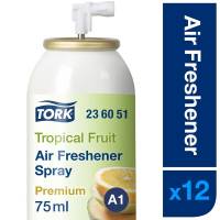 Luftfrisker Tork Airfresh A1 Prem. spray tropisk frugt 12stk