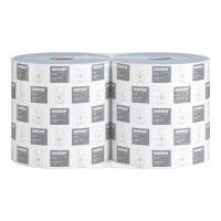 Aftørringspapir Katrin Plus blå 26cmx344m 2rul/pak 447226