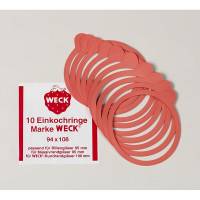 Gummiring t/Ø10cm glas Weck (RR100) 10stk/pak