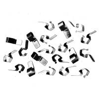 Clips t/alle sylteglas Weck 12stk/pak