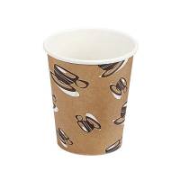 Kaffebæger 8oz 25cl Hot Cup Single Wall pap 1000stk/kar
