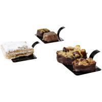 Kagepalet m/hank rektangulær 100x55mm sort 100stk/pak