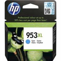Blækpatron HP F6U16AE No. 953XL cyan 1,6K v5%