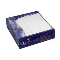 Kronelys stearin hvid 2,4x25cm 30stk/pak 9 timer