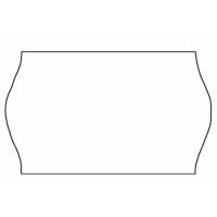 Etiket Meto 32x19mm hvid nonperm. lim 1 1000stk/rul