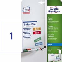 Magnet label Avery hvid 210x297mm 5stk/pak J8867-5