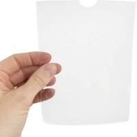 Plastetui Esselte A6 0,105mm glasklar 100stk/pak