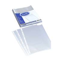 Plastlomme Bantex A4 0,04mm præget 100400921 100stk/pak