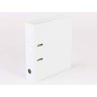 Brevordner Q-Line hvid A4 metalskinne 75mm ryg