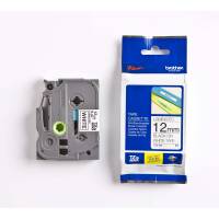 Labeltape Brother TZe-231 12mmx8m sort på hvid lamineret