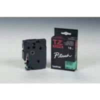 Labeltape Brother TZe-741 18mmx8m sort på grøn lamineret