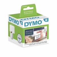 Disketteetiketter DYMO hvid 54x70mm 320stk/rul 99015