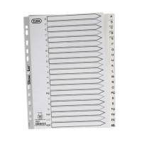 Plastregister hvid A4 A-Å m/kartonforblad 6203